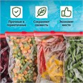 Пакеты для заморозки продуктов, 3 л, КОМПЛЕКТ 30 шт., с замком-застежкой (слайдер), LAIMA 608912
