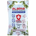 Салфетки влажные 15 шт., АНТИБАКТЕРИАЛЬНЫЕ, с экстрактом хлопка, LAIMA "Antibacterial", 125957 125957