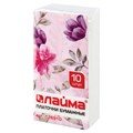 Платки носовые LAIMA/ЛАЙМА, 3-х слойные, 10 шт. х (спайка 10 пачек), 20х20 см, 126910 126910
