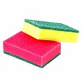 Губки бытовые STANDART, 26х80х53 мм, КОМПЛЕКТ 5 шт., поролон/абразив для посуды/уборки, LAIMA, К0014, 601555 601555