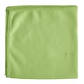 Салфетка из МИКРОФИБРЫ для стекол и зеркал 30х30 см, зеленая, 280 г/м2, LAIMA, 603933 603933
