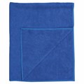 Тряпка для мытья пола, ПЛОТНАЯ микрофибра, 70х80 см, синяя, 220 г/м2, ЛЮБАША "ПЛЮС", 606309 606309