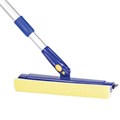 Окномойка LAIMA вращающаяся, телескопическая ручка, рабочая часть 25 см (стяжка, губка, ручка), для дома и офиса, 601494 601494