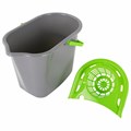 Ведро 10 л для уборки КОМПЛЕКТ с ОТЖИМОМ для веревочных и ленточных МОПов, 24х35х24 см, YORK, 70020 608387