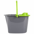 Ведро 10 л для уборки КОМПЛЕКТ с ОТЖИМОМ для веревочных и ленточных МОПов, 24х35х24 см, YORK, 70020 608387