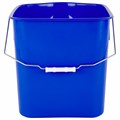 Ведро УНИВЕРСАЛЬНОЕ 25 л, СИНЕЕ, подходит для уборочных тележек, уборки, хранения, пластик, 609756, 25EC/6 609756