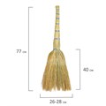 Веник сорго 2-х прошивной ЛЮБАША "БЮДЖЕТ", длина 77 см, 600109 600109