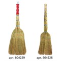 Веник сорго 3-х прошивной, LAIMA "ЛЮКС", ручка в пленке, длина 79 см, 604229 604229