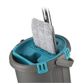 Комплект для уборки: швабра, ведро 8 л/7 л двухкамерное с отжимом, насадка, LIGHT MOP, MILEY, 901-618 607750