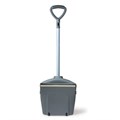 Совок для мусора + щетка, закрывающаяся крышка, рукоятки 94 см, серый, LAIMA PROFESSIONAL, 601508 601508