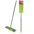 Швабра с флаундером 40 см, телескопический черенок 130 см, еврорезьба, МОП микрофибра (ТИП К), YORK "Classic", 81080 604570