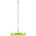 Швабра с флаундером 40 см, черенок 70-120 см, МОП "СИНЕЛЬ" из микрофибры букли (ТИП К), ЛЮБАША, 603602 603602