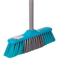 Щетка для уборки с черенком 110 см, ширина 31 см, щетина 7 см, пластиковая, еврорезьба, YORK "Frontiera", 51020 604585