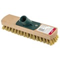 Щетка для уборки шробер (скраббер) ширина 23 см, щетина 2,5 см, деревянная, крепление еврорезьба, YORK, 300 604600