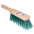 Щетка-сметка для уборки, ручка 18 см, длина щетины 6 см, ширина 4 см, деревянная, YORK, 500 604576