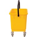 Ведро-тележка на колесах для уборки 24 л, отжим для окномоек и PVA швабр, LAIMA PROF, 606662 606662