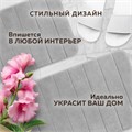 Комплект ковриков MEMORY EFFECT для ванной 50х80 см и туалета 40х60 см светло-серый LAIMA HOME, 608446 608446