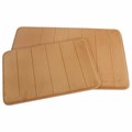 Комплект ковриков MEMORY EFFECT для ванной 50х80 см и туалета 40х60 см, персиковый, LAIMA HOME, 608447 608447