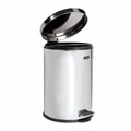 Ведро мусорное с педалью 5 литров "Classic", ЗЕРКАЛЬНОЕ, нержавеющая сталь, со съемным внутренним ведром, LAIMA, 232260 232260