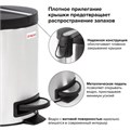 Ведро мусорное с педалью 5 литров "Modern", МАТОВОЕ, нержавеющая сталь, со съемным внутренним ведром, LAIMA, 606301 606301