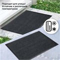 Коврик входной ИЗНОСОСТОЙКИЙ влаговпитывающий 80х120 см, толщина 8 мм, ТАФТИНГ, серый, LAIMA EXPERT, 606885 606885