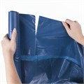 Мешки для мусора 120 л, синие, в рулоне 10 шт., особо прочные, ПВД 40 мкм, 70х110 см, LAIMA, 601387 601387