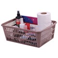Корзинка 8 литров универсальная, 12,5х25х36 см, для хранения, пластик, ассорти, 333, 433330065 530759