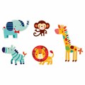 Наклейки из EVA "Зверушки", 24 штуки, ассорти, ЮНЛАНДИЯ, 662686 662686