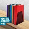 Держатель (ограничитель) подставка для книг BRAUBERG "Germanium Mesh", КОМПЛЕКТ 2 штуки, металл, 237977 237977
