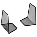 Держатель (ограничитель) подставка для книг BRAUBERG "Germanium Mesh", КОМПЛЕКТ 2 штуки, металл, 237977 237977