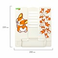 Подставка для книг и учебников BRAUBERG KIDS "Corgi Pup", регулируемый угол наклона, металл, 238054 238054