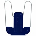 Подставка для книг и учебников BRAUBERG LINE+, металлическая, синяя, европодвес, 238071 238071