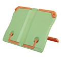 Подставка для книг и учебников ЮНЛАНДИЯ, регулируемый наклон, ABS-пластик, светло-зеленая, 237898 237898