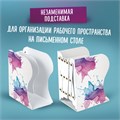 Подставка-держатель для книг и учебников BRAUBERG, раздвижная, металлическая, белая с печатью, 237903 237903