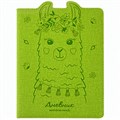 Дневник 1-4 класс 48 л., кожзам (твердая с поролоном), фигурный край, ЮНЛАНДИЯ, "ЛАМА", 105947 105947
