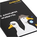 Дневник 5-11 класс 48 л., твердый, BRAUBERG, матовая ламинация, с подсказом, "Гуси", 107183 107183