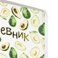 Дневник 1-11 класс 48 л., кожзам (гибкая), печать, фольга, BRAUBERG, "Avocado", 105974 105974