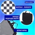 Папка на молнии с ручками BRAUBERG А4, 1 отделение, полиэстер, 20 мм, "Black and white", 272172 272172