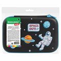 Пенал BRAUBERG KIDS большой удобный с откидной планкой, EVA, 22х15х4 см, "Space out", 271556 271556
