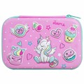 Пенал BRAUBERG KIDS большой удобный с откидной планкой, EVA, 22х15х4 см, "Unicorn dreams", 271557 271557