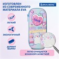 Пенал BRAUBERG, 1 отделение, 1 откидная планка, EVA 3D, 22х10х5 см, "Humster", 270702 270702