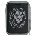 Пенал BRAUBERG, 2 отделения, полиэстер, 21х14 см, "Savage lion", 272331 272331