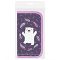 Пенал ПИФАГОР, 2 отделения, ламинированный картон, 19х11 см, "Happy bear", 272246 272246