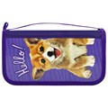 Пенал ПИФАГОР, 3 отделения, ламинированный картон, "Little Dog", 19х11 см, 229214 229214