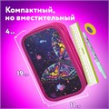 Пенал ЮНЛАНДИЯ, 2 отделения, ламинированный картон, 19х11 см, "Colorful butterfly", 270886 270886