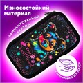 Пенал ЮНЛАНДИЯ, 3 отделения, картон с эффектом soft-touch, 19х11 см, "True friend", 272266 272266