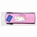 Пенал BRAUBERG, 3 отделения, нейлон, 21х7х7 см, "Lazy cat", 272306 272306