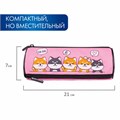 Пенал мягкий BRAUBERG, 3 отделения, нейлон, 21х7х7 см, "Puppies", 270839 270839