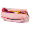 Пенал мягкий ЮНЛАНДИЯ, 2 отделения, полиэстер, "Bunny", розовый, 20х7х9 см, 228988 228988