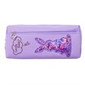 Пенал мягкий ЮНЛАНДИЯ, 2 отделения, полиэстер, "Bunny", фиолетовый, 20х7х9 см, 228989 228989
